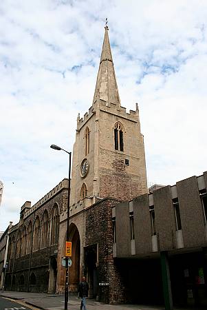 Bristol St John the Baptist  - Detail of the Tower